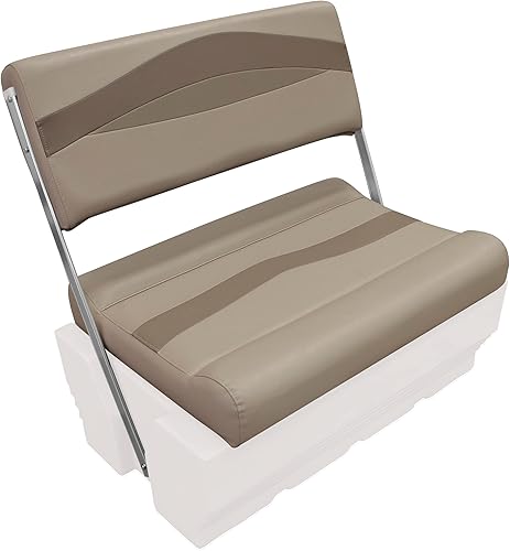 Wise BM1152-1749 Premier Series - Juego de cojines de asiento para chanclas de pontón, moca javacafeteríahongo