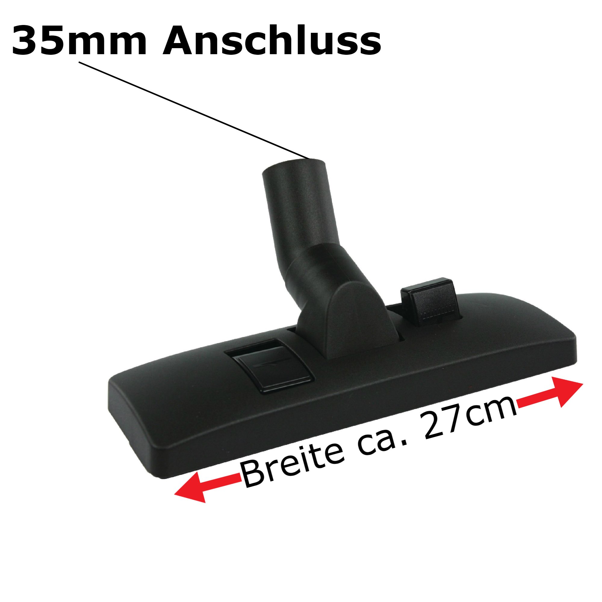 Premium Bocchetta Universale Per Aspirapolvere, Spazzola Per Pavimenti