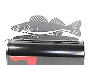 Vista 30 de Hobby, Recreation and Career Style Metal Powder Coated Mailbox Topper (Tent Camping, Matte Black)