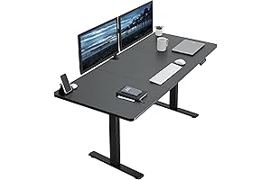 VIVO Adjustable Standing Desk Electric Height Adjustable 71 x 30 inch w/...