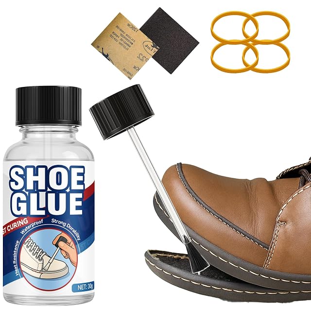 Shoe Glue 30g Clear Shoe Repair Glue Sole Repair Kit Professional Waterproof Shoe Adhesive Fixes Cracks and Debond