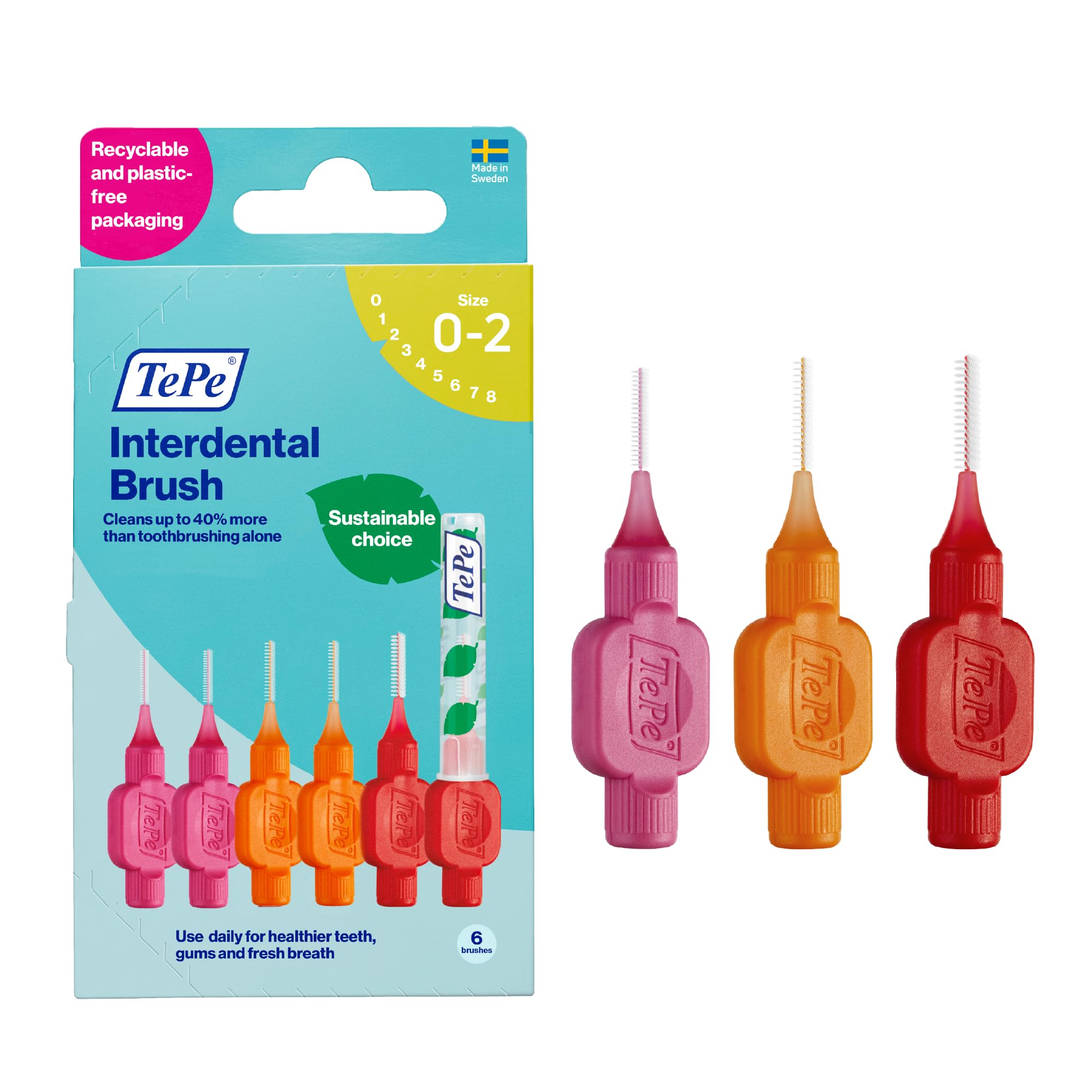 TePe® Interdental Brush Original ISO 0-2-image-5