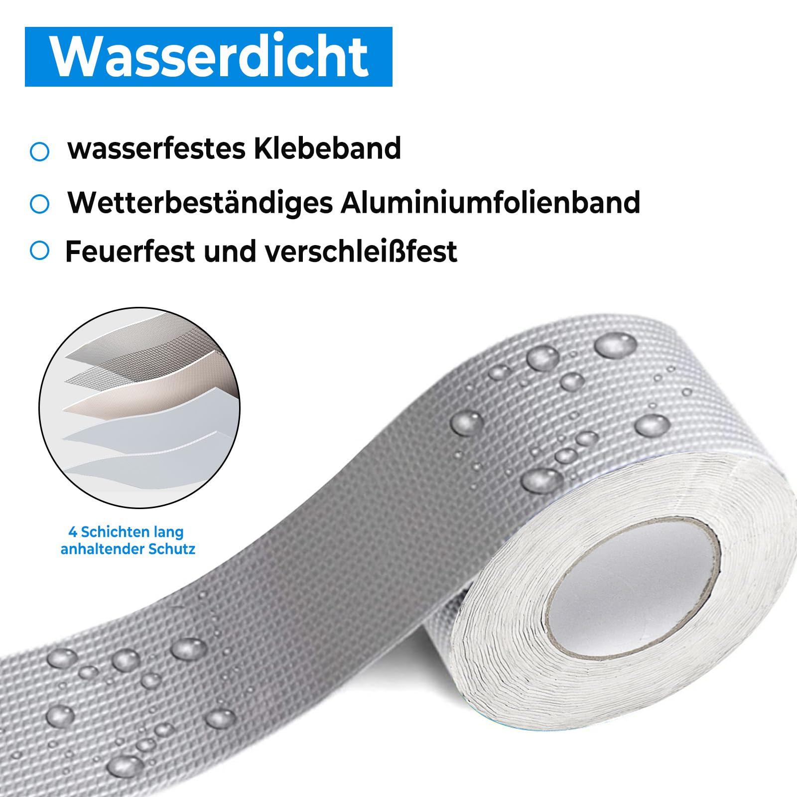 EPDM Butyltape Waterdicht 10cm x 5m UV-bestendig