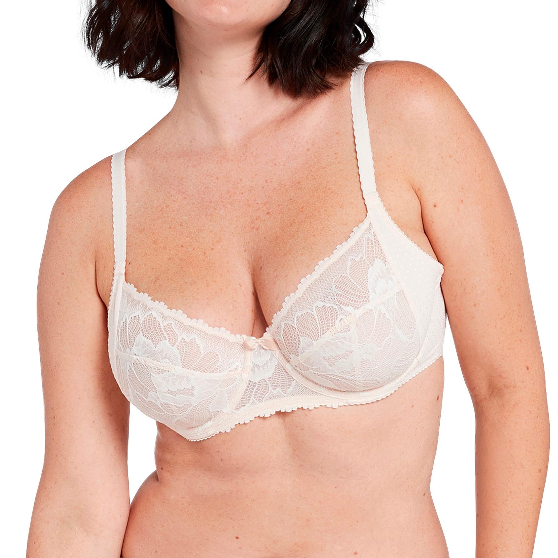 Sans Complexe Capucine Full Cup Bra With Underwiring Women's Ivory/Pink 36C