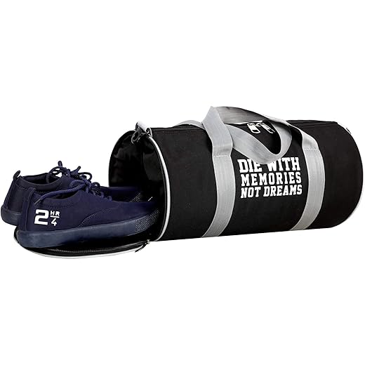 Dmade Gym Bag with Shoe Compartment