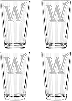 Vista 23 de Juego de 4 monogramas de copa de cerveza (M)