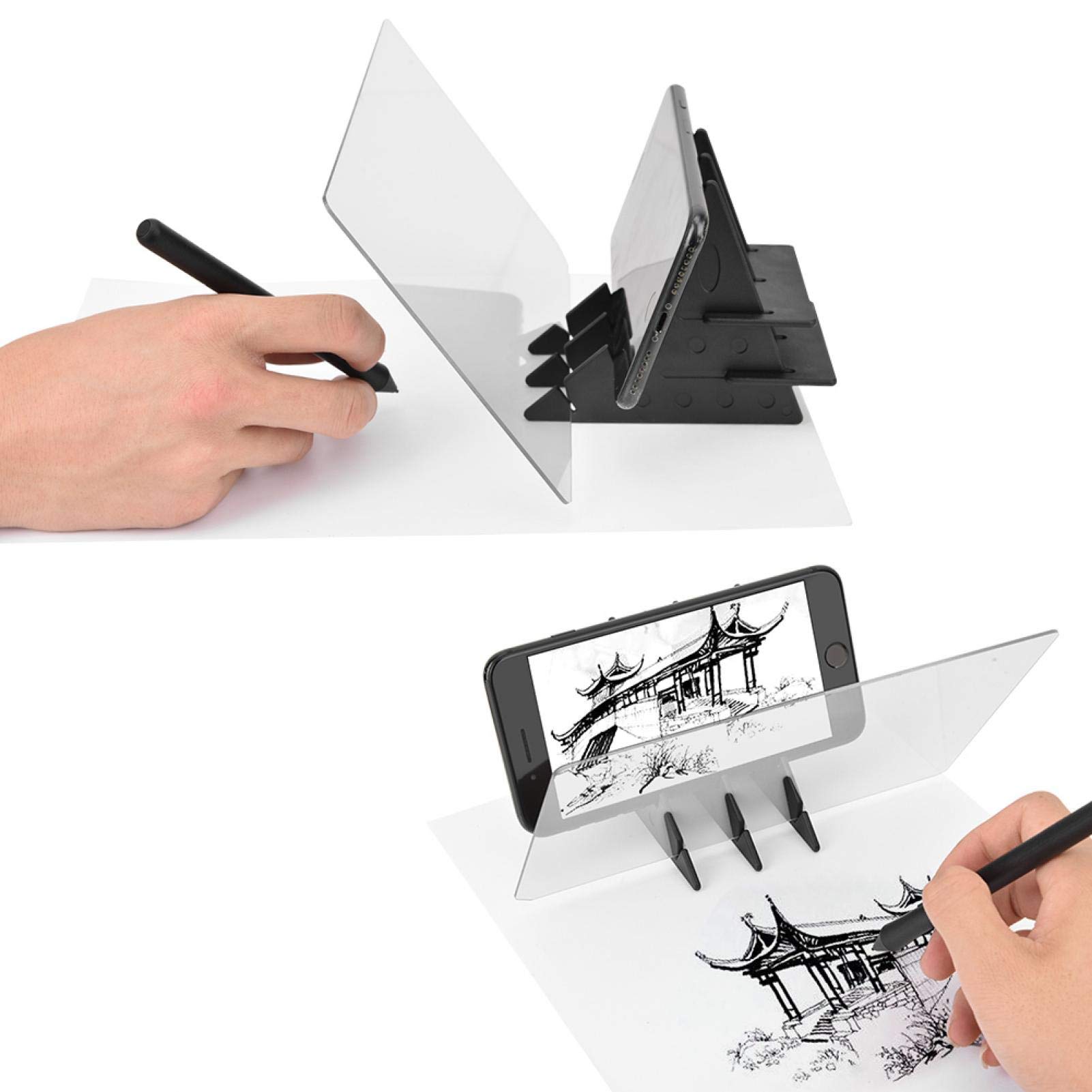 GOTOTOP Planche à Dessin De Traçage Portable A4 Boîte à Lumière LED