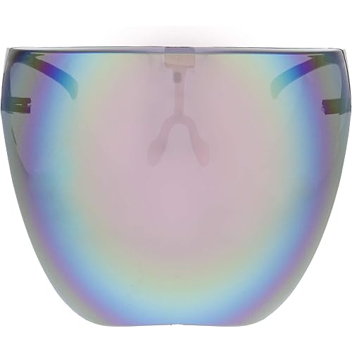 zeroUV - Protective Face Shield Full Cover Visor Glasses/Sunglasses (Anti-Fog)
