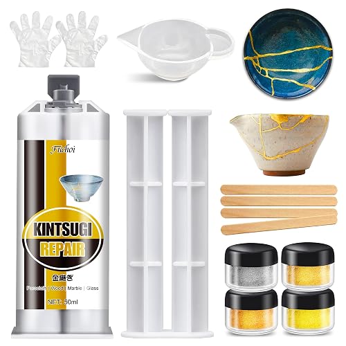 Fuchoi Kintsugi Repair Kit Gold and Silver 50ml