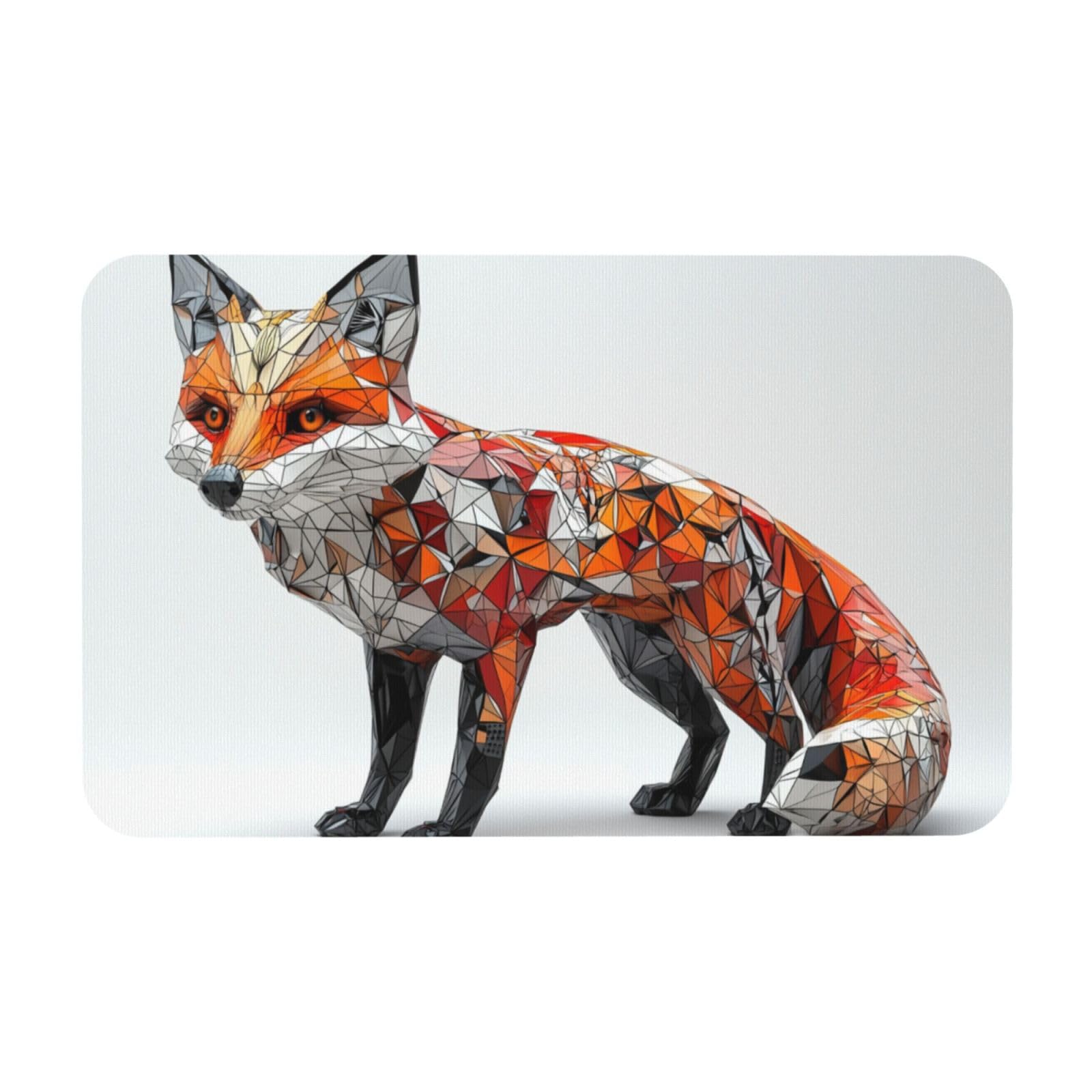 Tapis de bain renard 50x80 cm lavable et antidérapant pour intérieur