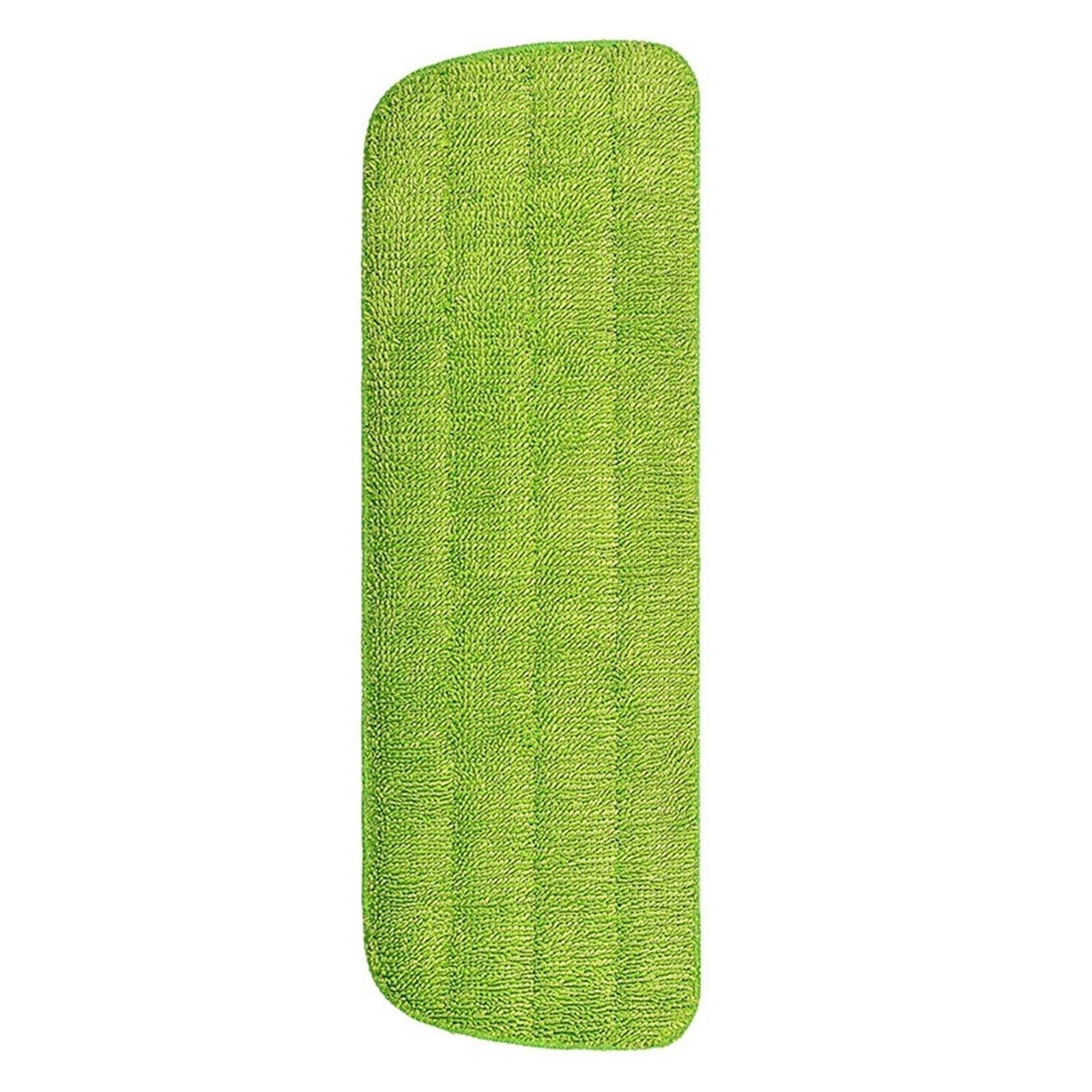 Mop replacement pad set 1/5pcs Water Replacement Mop Cleaning Pad Fit for Wet/Dry Spray Mops Washable Soft Head(Green,5pcs)