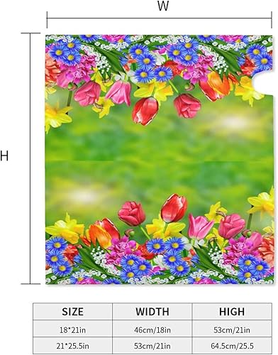 Miniatura 18 de Divertido gnomo de verano para conducir coche y girasol, cubierta magnética para buzón, patrón a cuadros, para decoración del hogar, jardín, 21 x 18