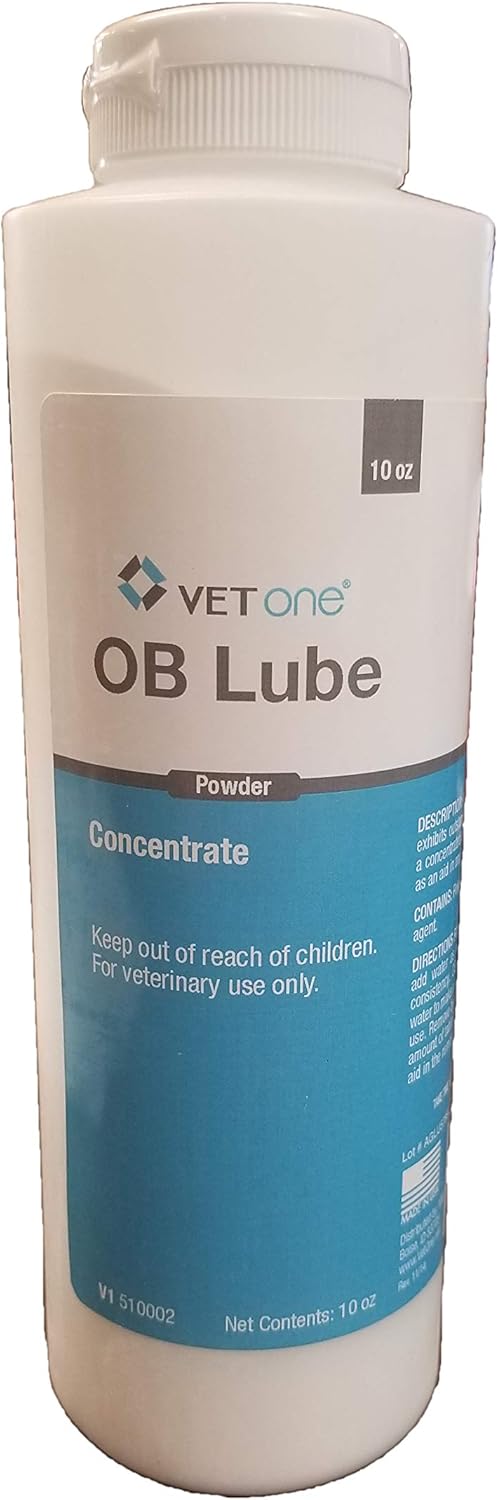 VetOne OB Lube Powder Concentrate 10 oz Lubricating Livestock Obstetrical