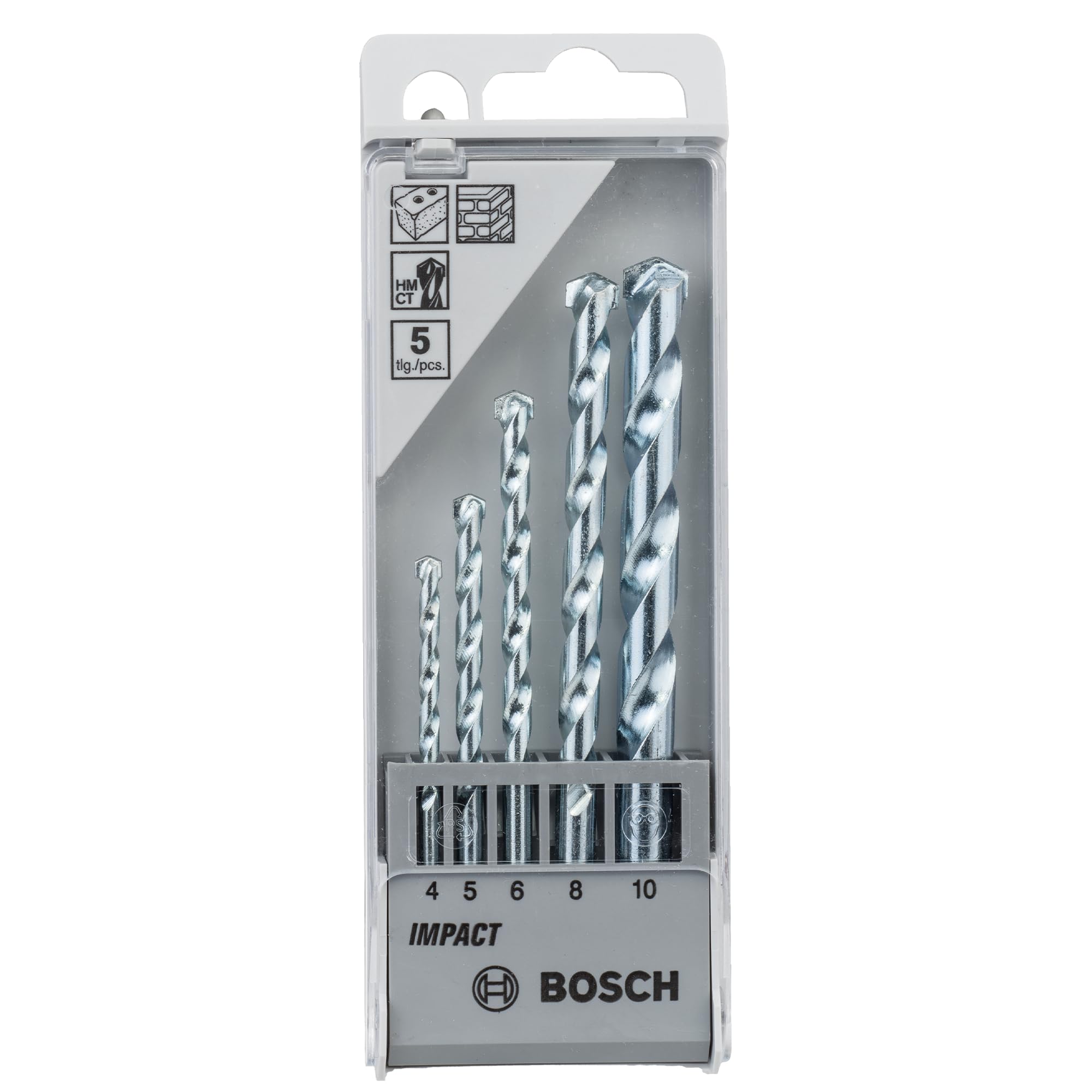 Bosch Professional 2608590090 Masonry Drill Bit Set (5-Pieces)