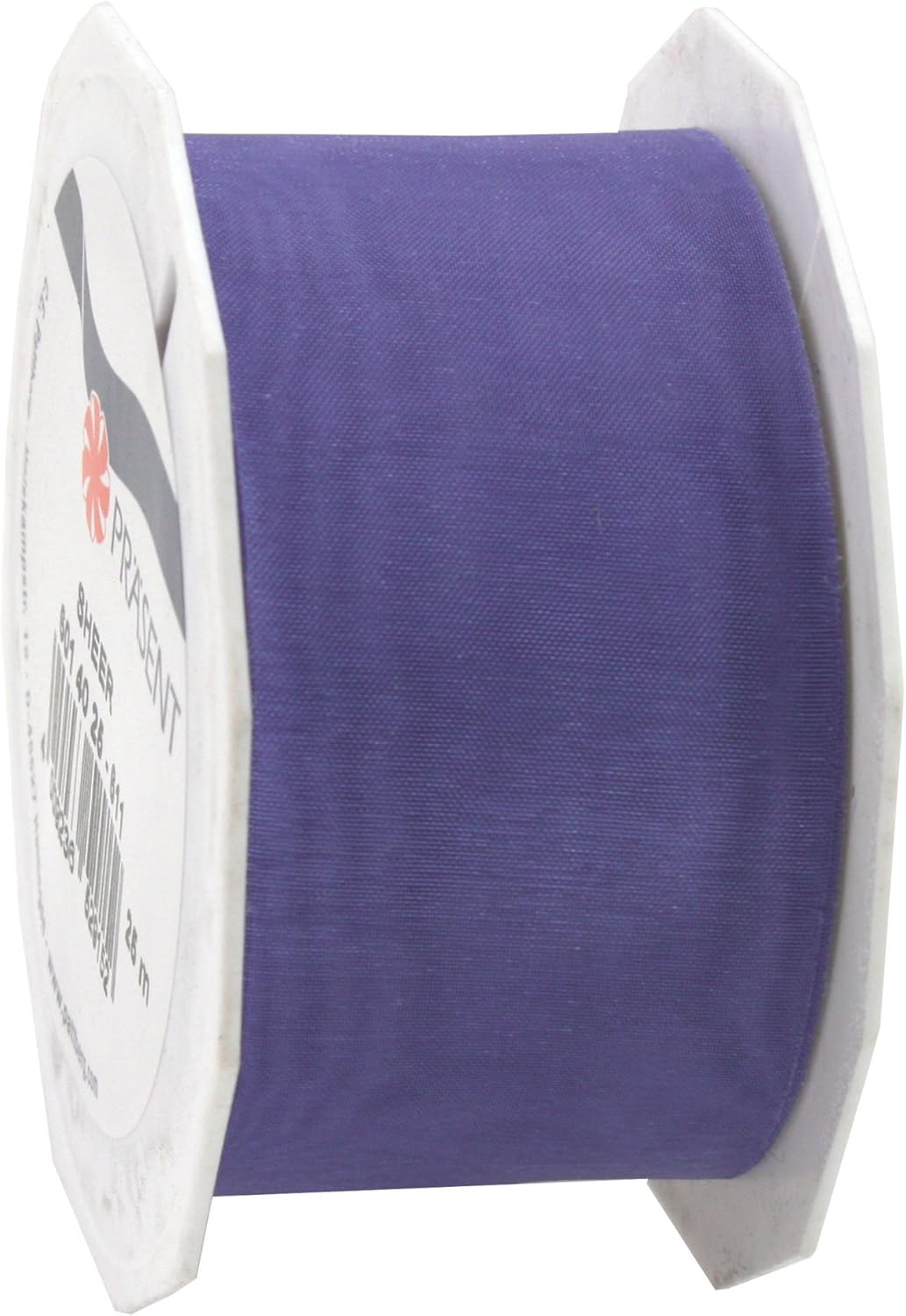 PRÄSENT C.E. Pattberg 40 mm 25 m Organza Ribbon Sheer, Lime Green