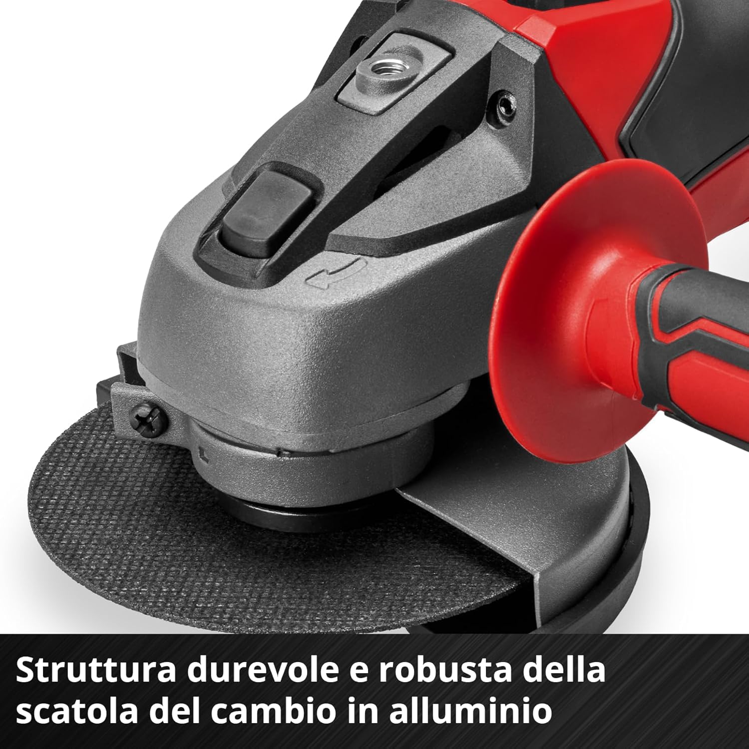 Einhell Smerigliatrice angolare a batteria TC-AG 18/115 Li-Solo Power X-Change (18 V, 115 mm diametro disco, 28 mm profondità taglio, soft start, senza disco, senza batteria)