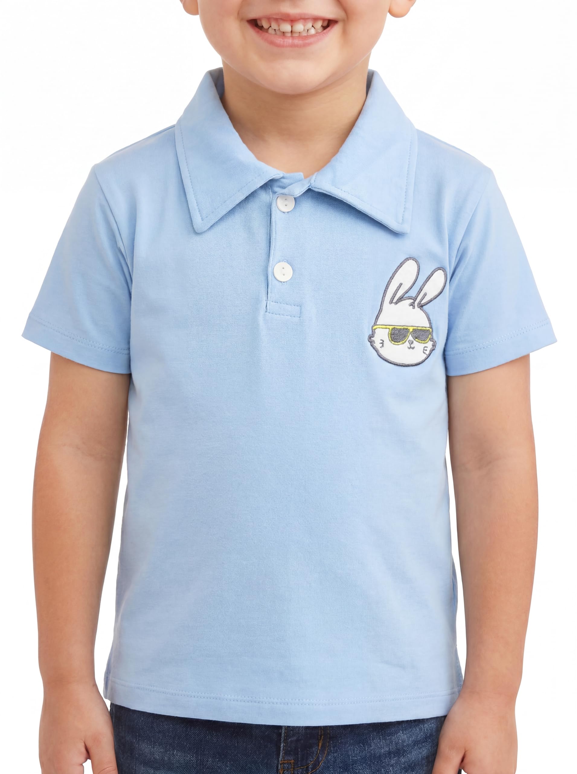 Unique Baby Moisture Wicking Kids Polo Shirts for Toddler Boys Polo Shirt