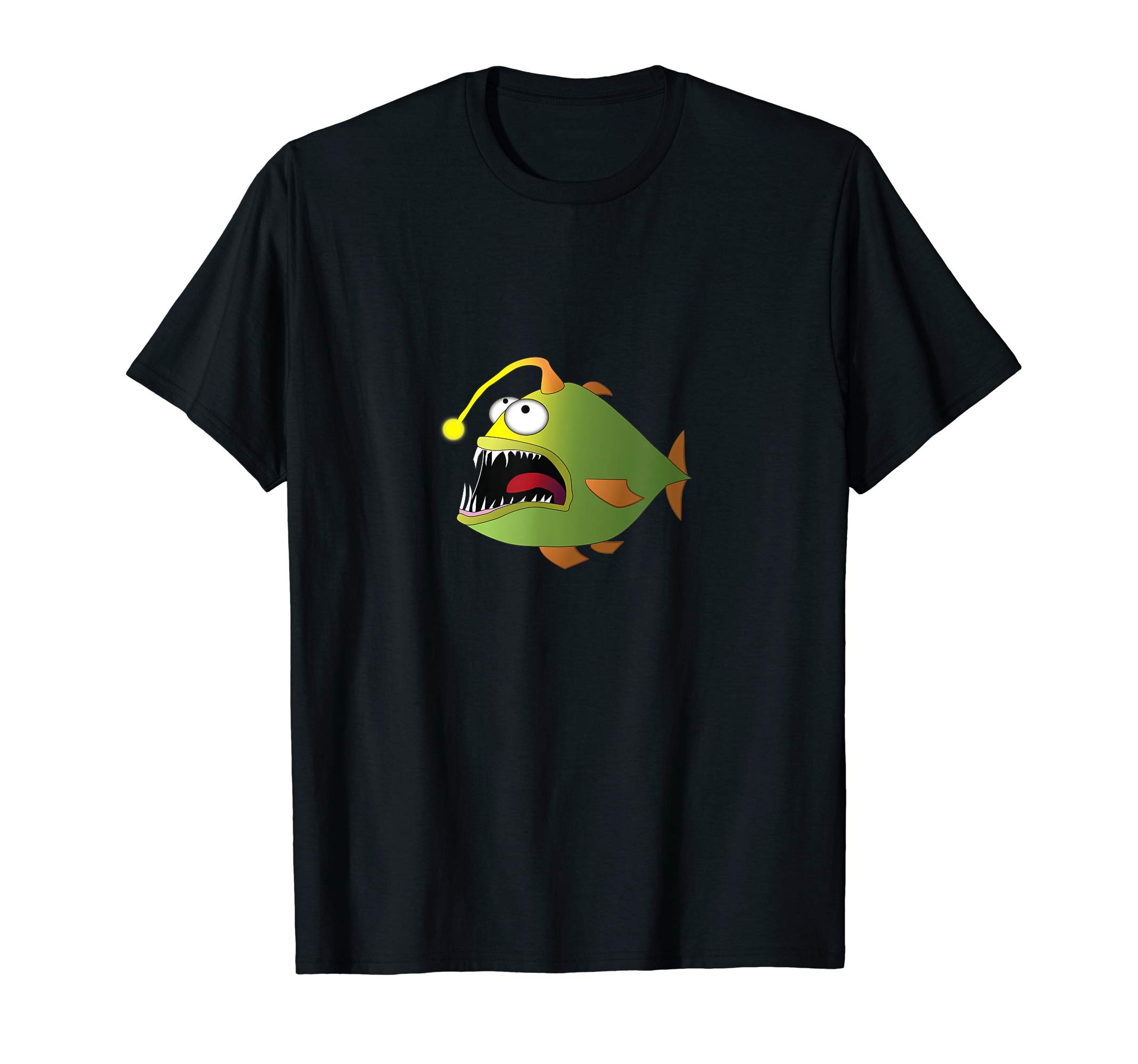 Cartoon Angler Fish T-Shirt T-Shirt