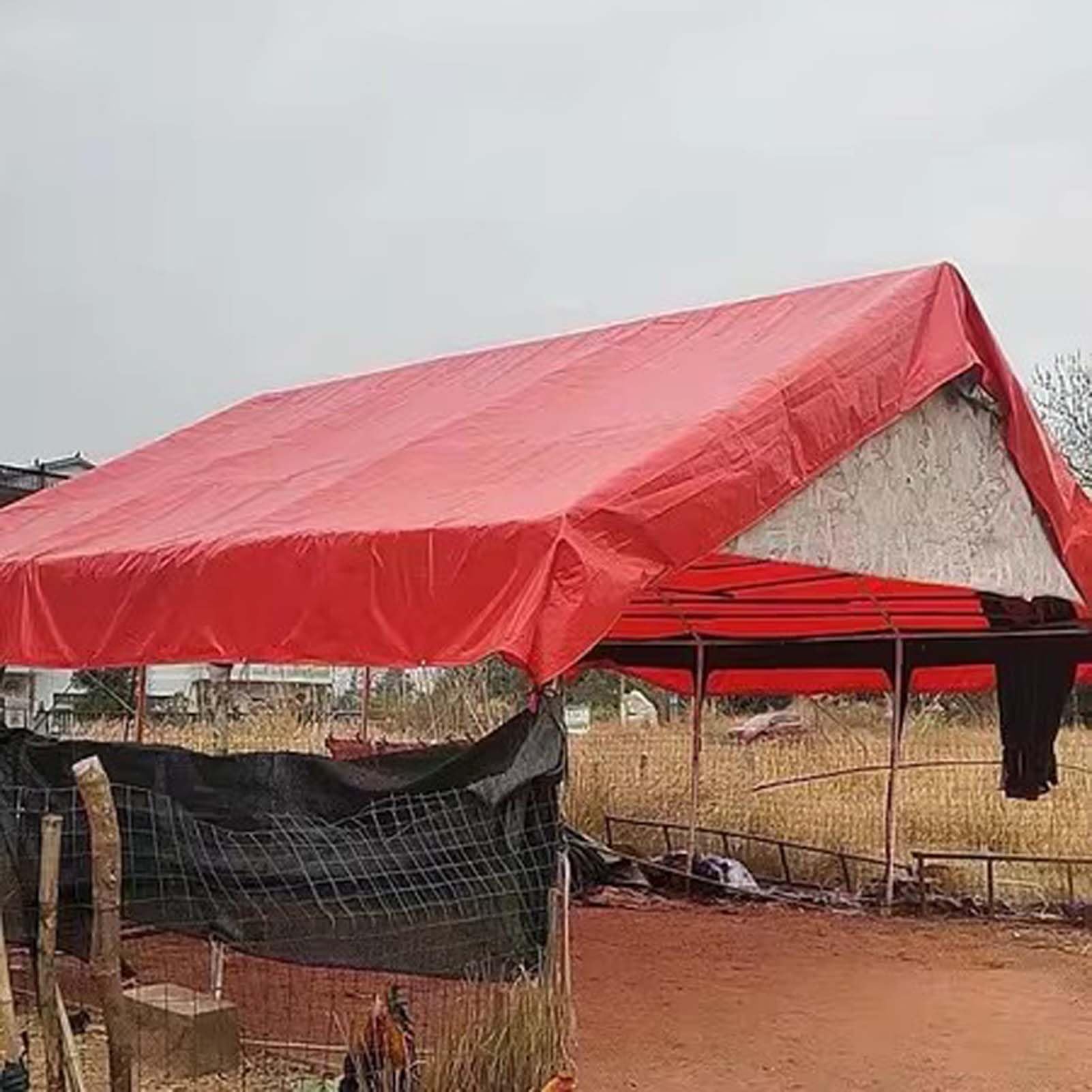 Wasserdichte Plane 3x9m - Mit Ösen Für Auto, Camping & Holz