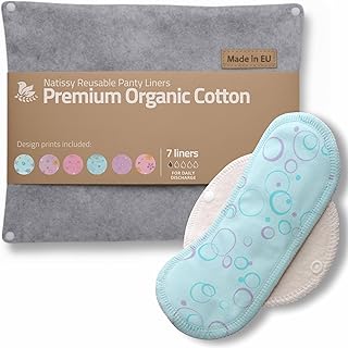 Made in EU - Ultra-Soft Reusable Panty Liners (Small, 7-Pack) – High-T...