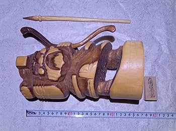 アイヌ民芸品 木彫り 阿寒湖 コロポックル アイヌコタン✴︎コロポックル 木彫り ヌカンノ氏作 阿寒湖 北海道