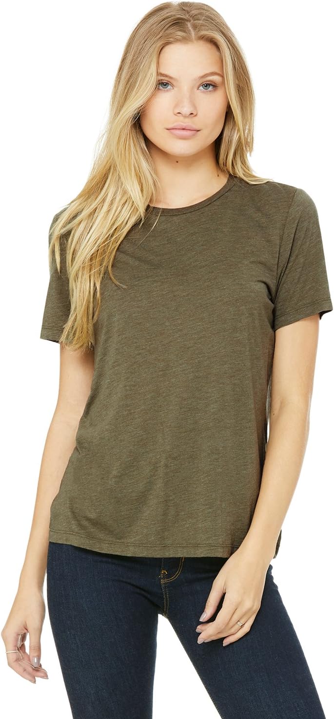 olive green adidas shirt women's