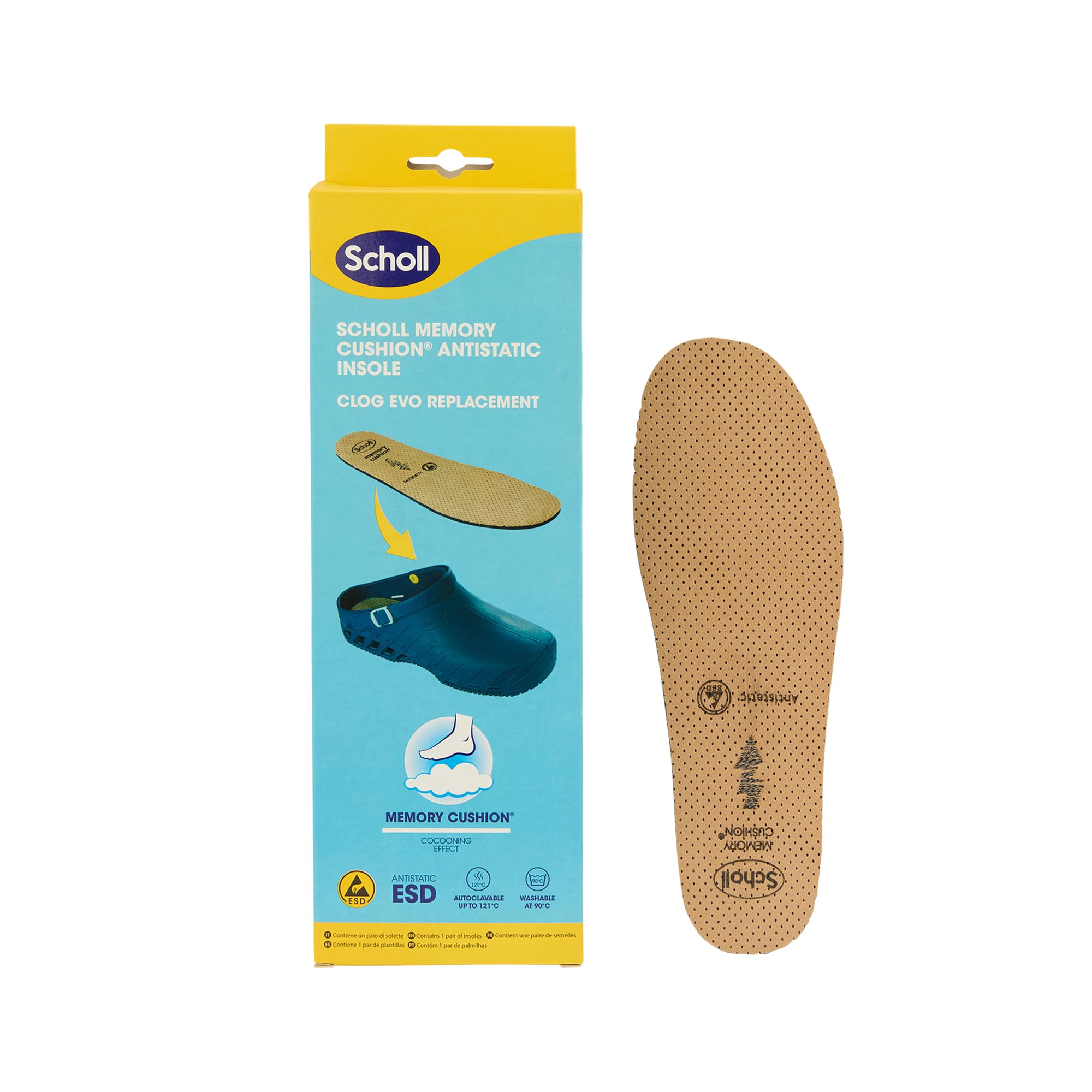 Dr. Scholl Anti-Static Replacement Memory Pad for Clog Evo 40/41