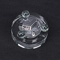 Vista 7 de Uonlytech Base de exhibición de luces LED, soporte de base iluminada para cristal de resina, arte de resina, soporte de arte de vidrio, enchufe