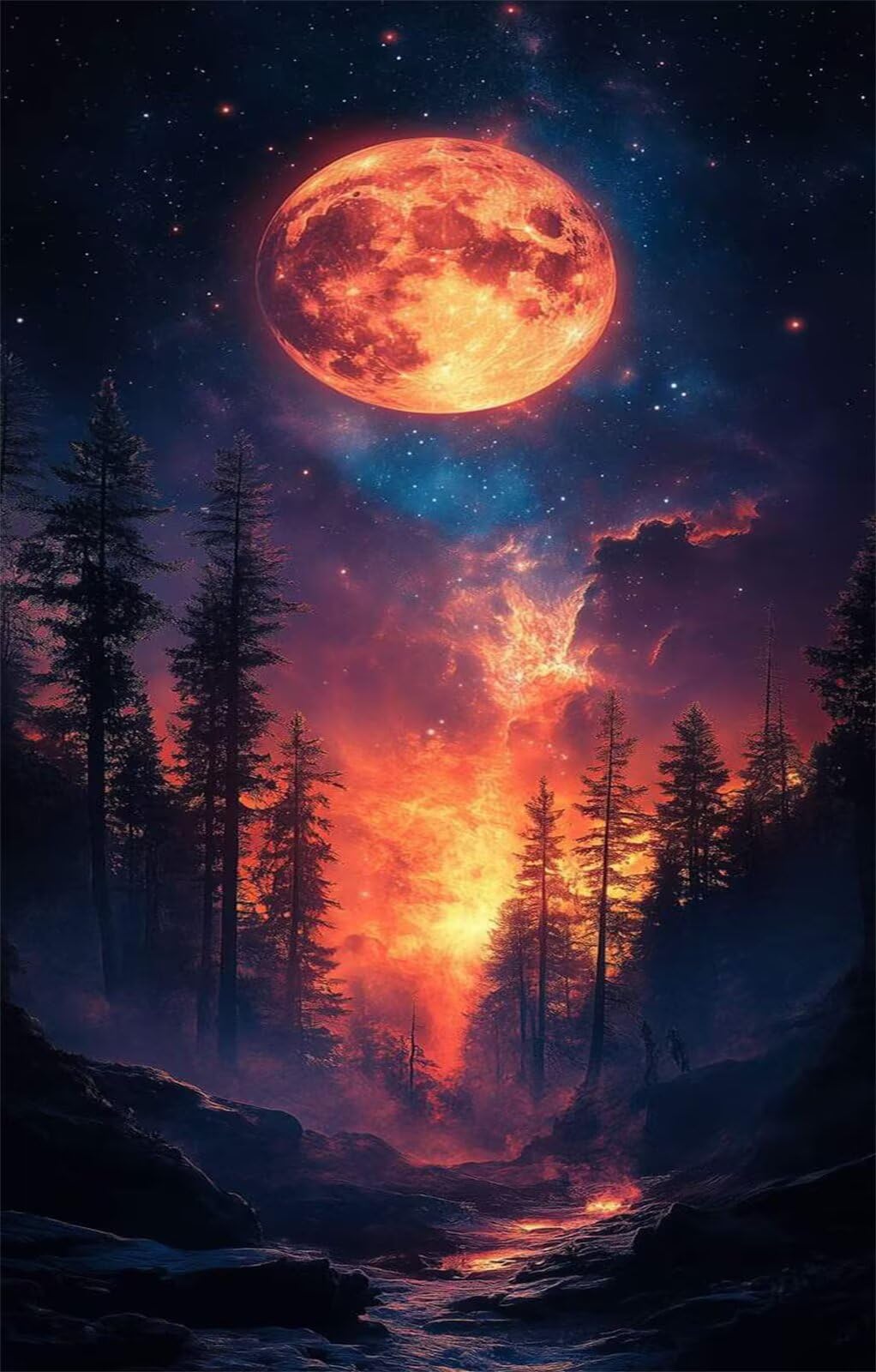 Puzzle 2000 Pezzi Giungla Lunare Puzzle Classici, Giochi Rilassamento e Intelligence, Puzzles Impossible, Idea Regalo Uomo e Donna