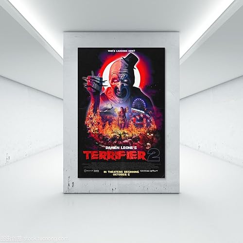 Miniatura 7 de Terrifier 2 - Póster de película de terror 2022 para dormitorio, lienzo estético, decoración de pared, 12 x 18 pulgadas (11.8 x 17.7 in)