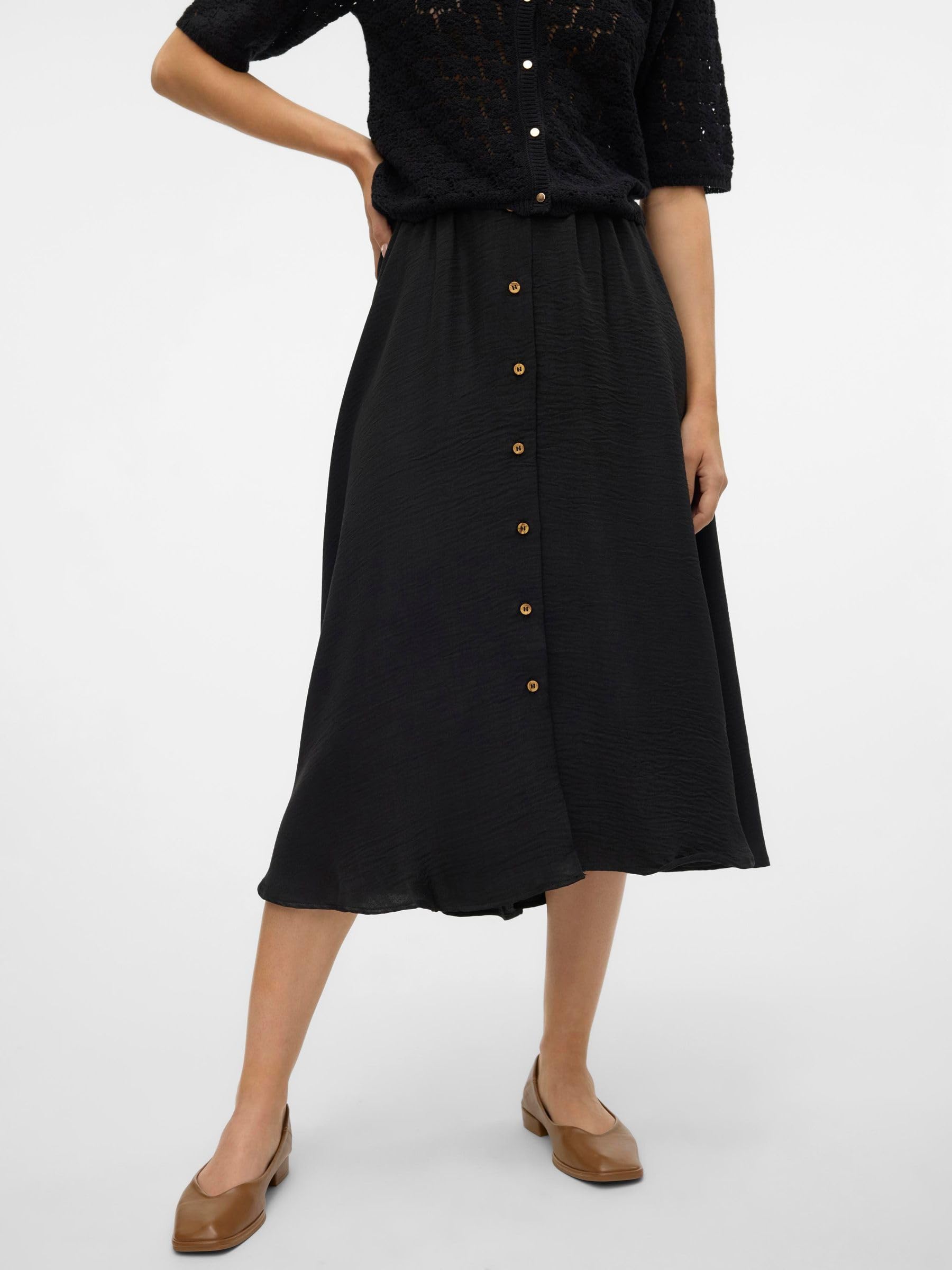 VERO MODA Skirt VMMELANEY High Waist Long Skirt