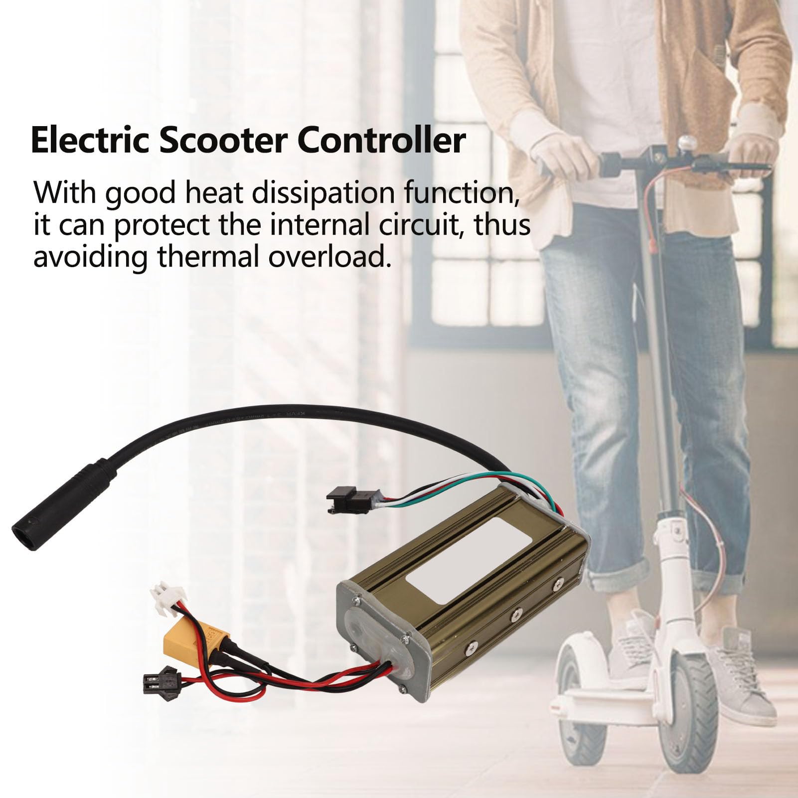 BuyWeek Contrôleur De Scooter Électrique pour KUGOO S1 S2 S3, 36V Universel Contrôleur De Moteur De Scooter Électrique Accessoires De Remplacement