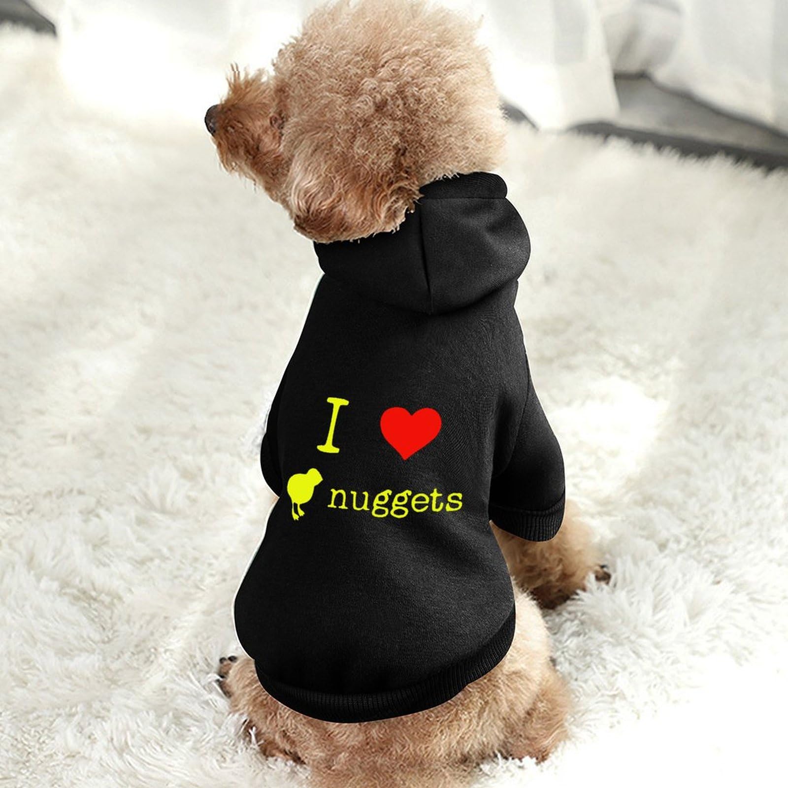 I Love Chicken Nuggets Dog Costume Winter Dog Hoodie Cute Cats Puppies  Sweatshirt Cozy Pet Clothes XL : Amazon.co.uk: Pet Supplies