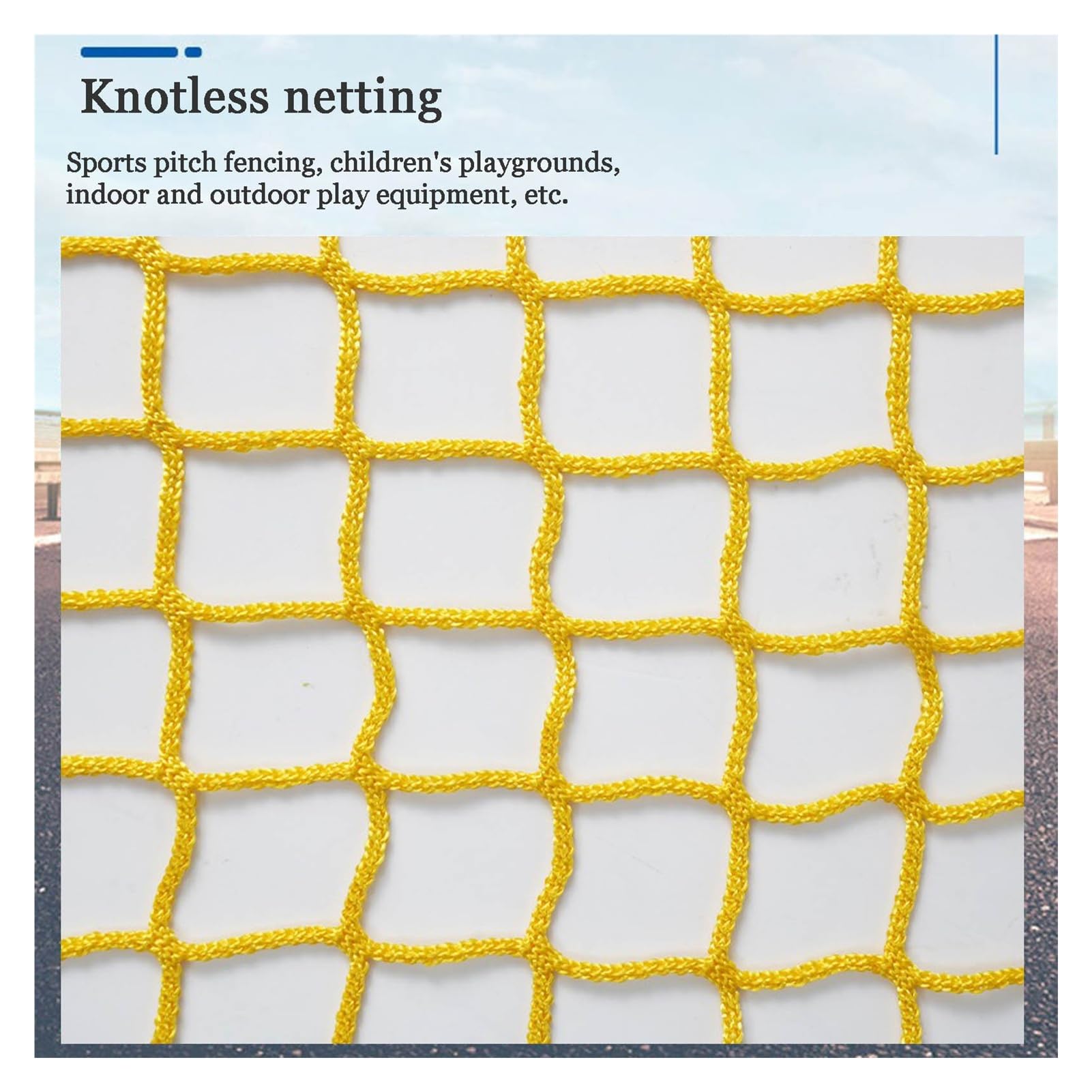 Knotenloses Netz für Skigebiete Hochbelastbar Mit Einheitlicher Maschenweite Sicherheitsbarrierenetz Zur Vorübergehenden Absperrung Von Baustellen 1x6m(3.3x19.7ft)