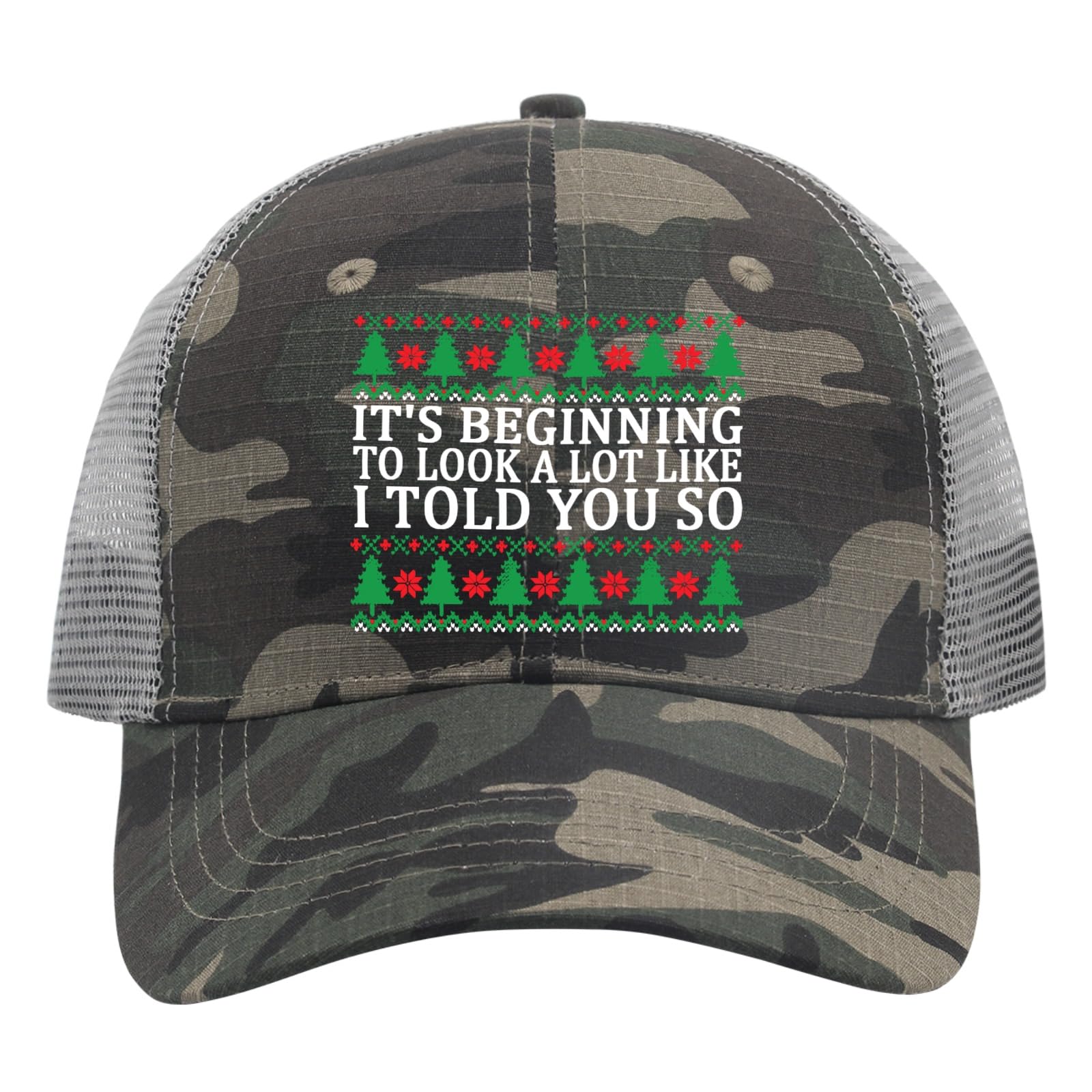 It's A Beginning to Look A Lot Like I Told You So Cap Women Hats AllBlack Mens Trucker Hats Gifts for Girlfriends Cycling Hat
