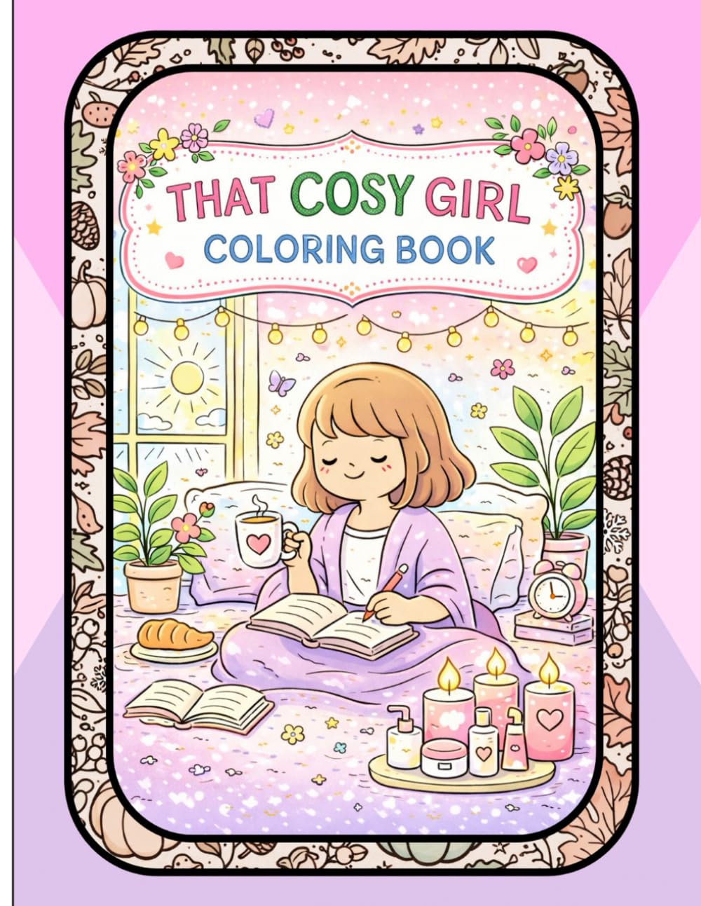 THAT COSY GIRL COLORING BOOK: A Cute & Relaxing Coloring Book for Cozy Girls