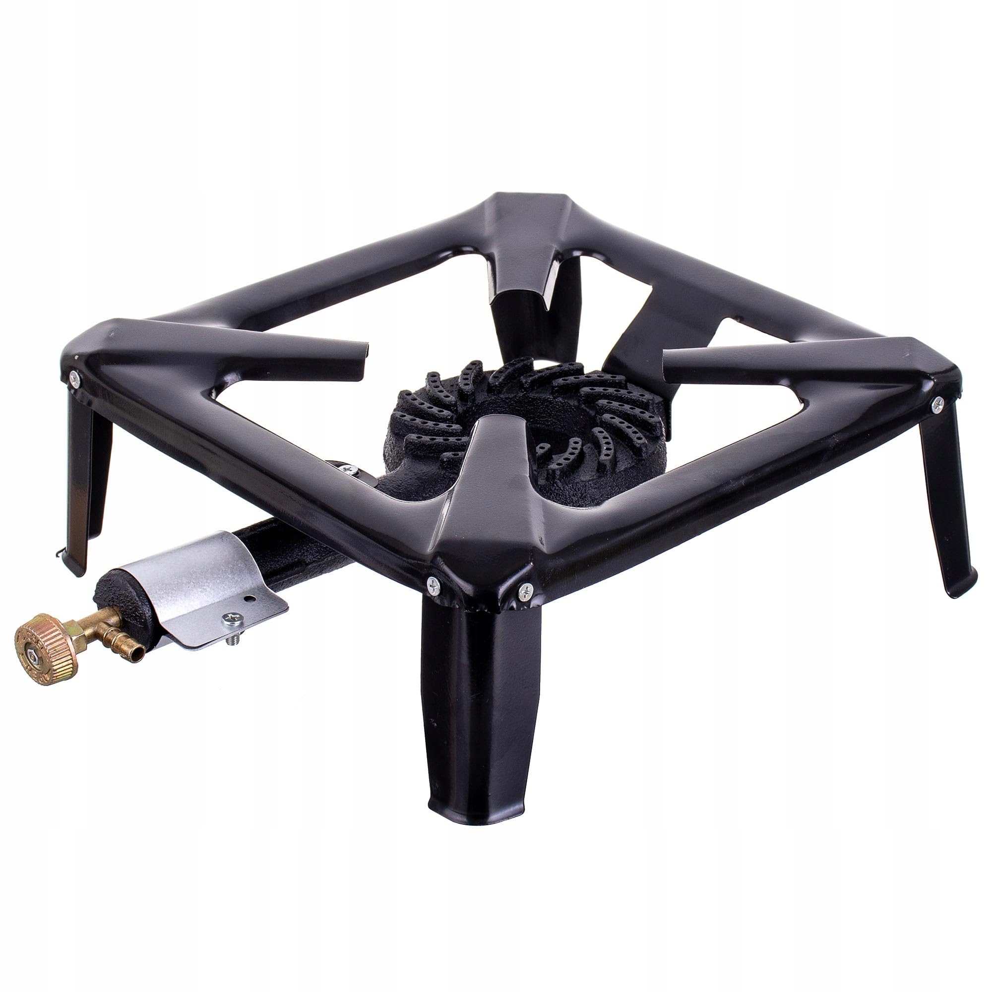 TC TECHNIC Cuisinière à gaz 5,5kW 30x30cm Brûleur en fonte Réchaud de camping