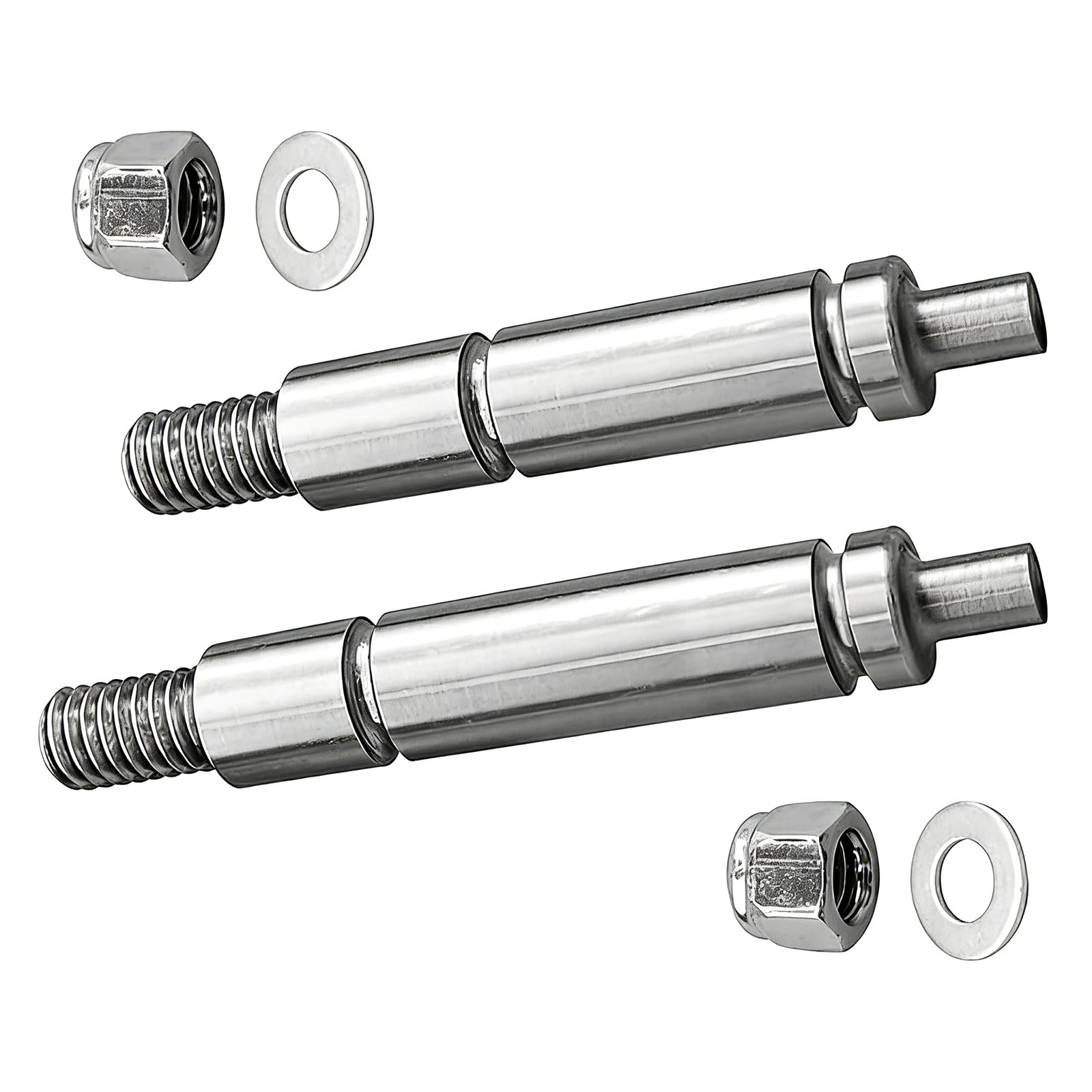 CAZSTYK Of 2 Wear Proof Dryer Roller Shaft Repairing Component for Smooth High Speed Operations and Quick Assembly Stainless Steel Dryer Roller Corrosion-Resistant Drum