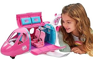 Barbie Dream Plane Jet Set: Take Off on Adventure with 15+ Doll-Sized Accessories