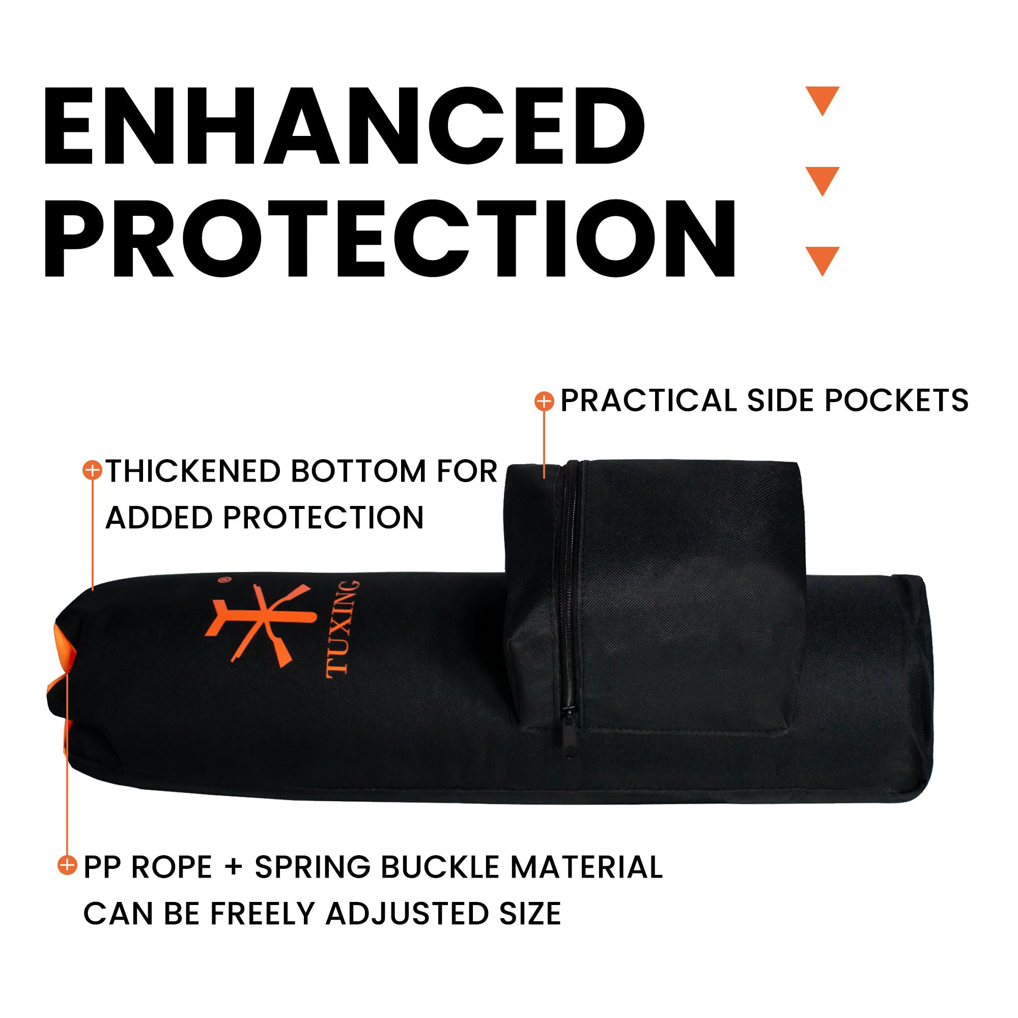 TUXING Pcp Sac à dos en fibre de carbone, réservoir d'air de paintball et cylindre de transport 3L/6.8L/9L