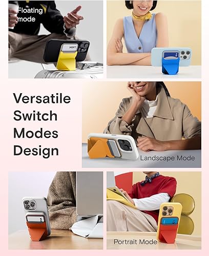 Miniatura 5 de MOFT Soporte magnético para cartera compatible con iPhone 171615141312, ajuste de ángulo y soporte de teléfono compatible con MOVAS Magsafe, amanecer