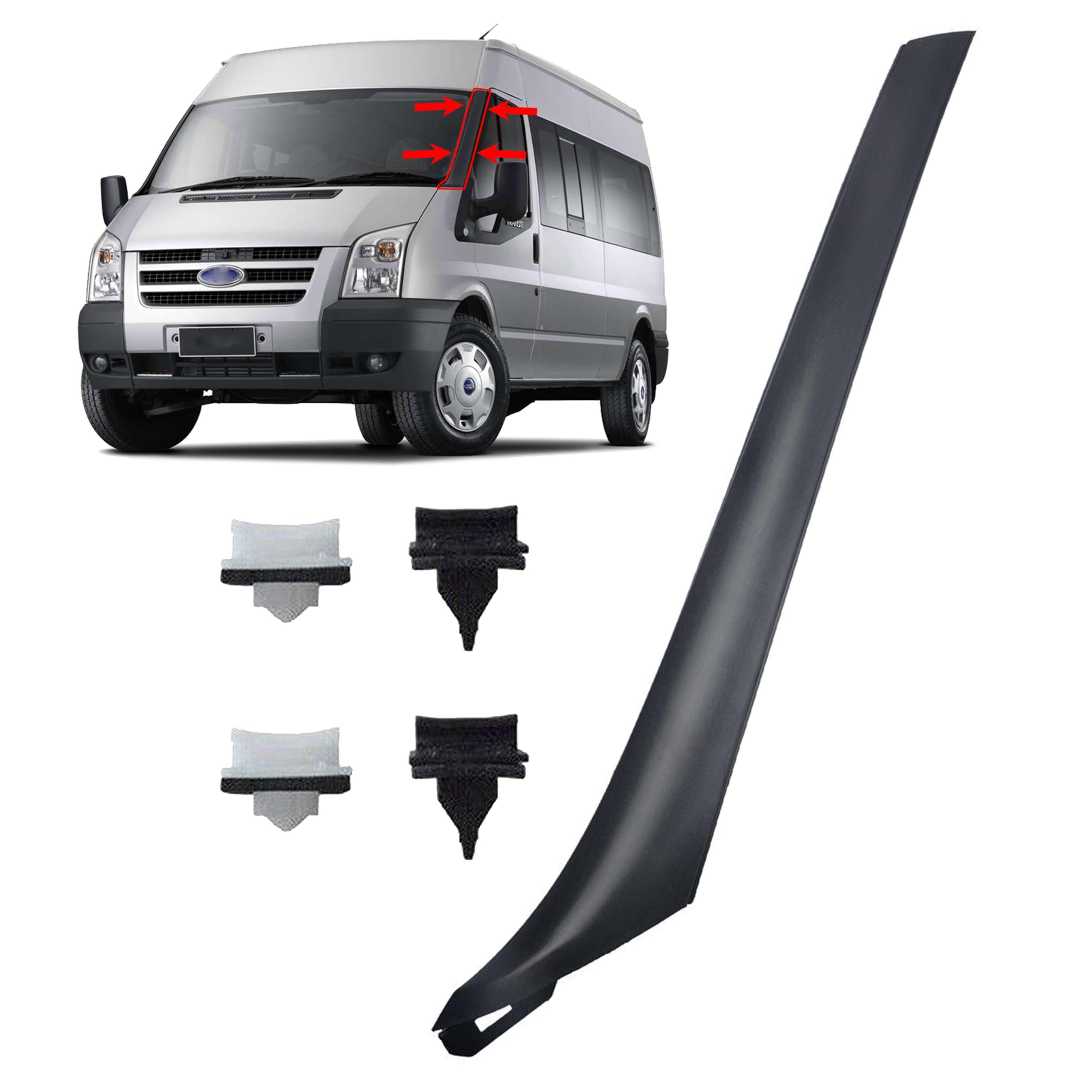 Moulure De Pare-brise Côté Gauche, 1755018, 6 C11 V03683ajyygy