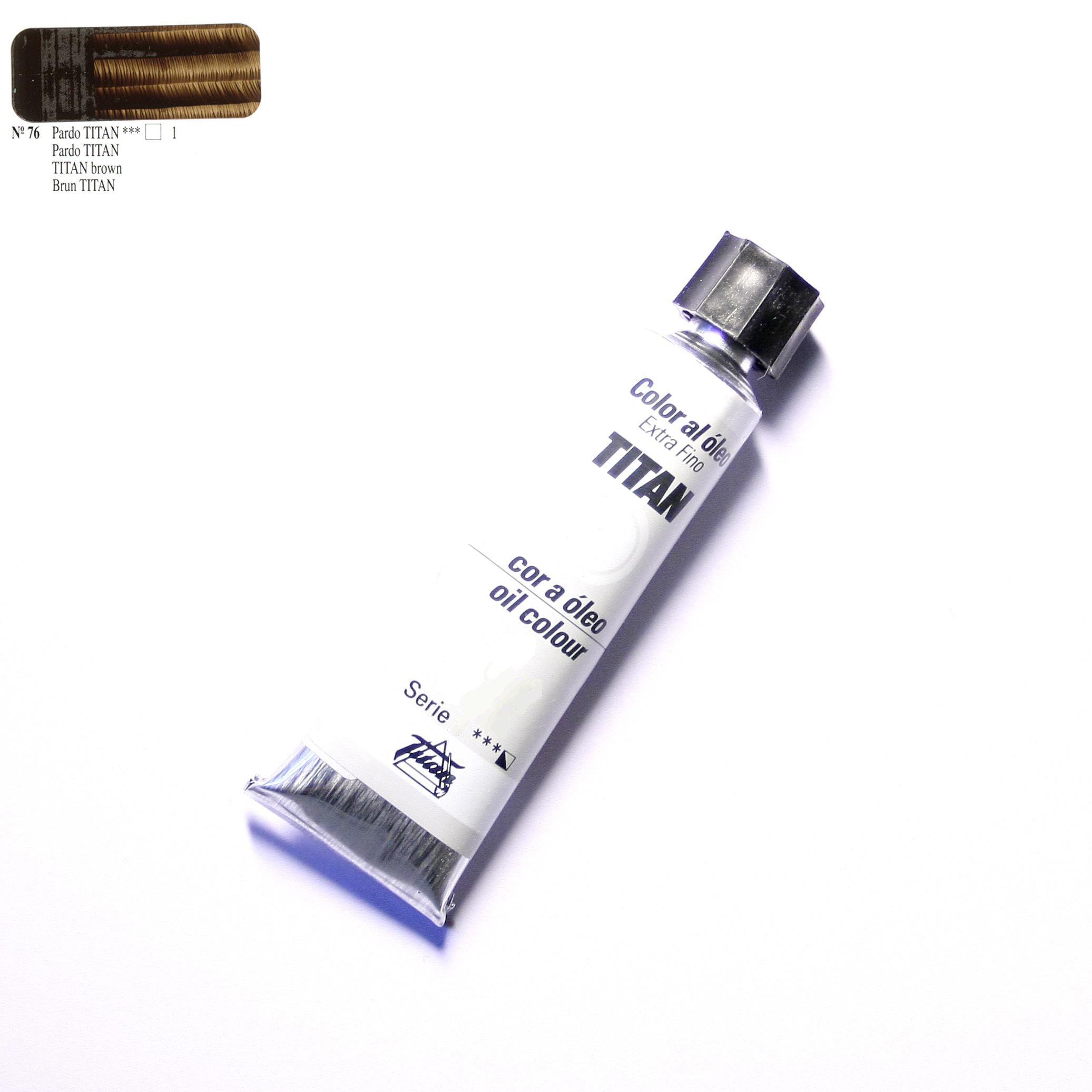ÓLEO PARDO TITAN Extrafino 10 - 60ml. Nº 76