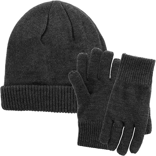DG Hill Mens Winter Hat And Gloves Set with 3M Thinsulate