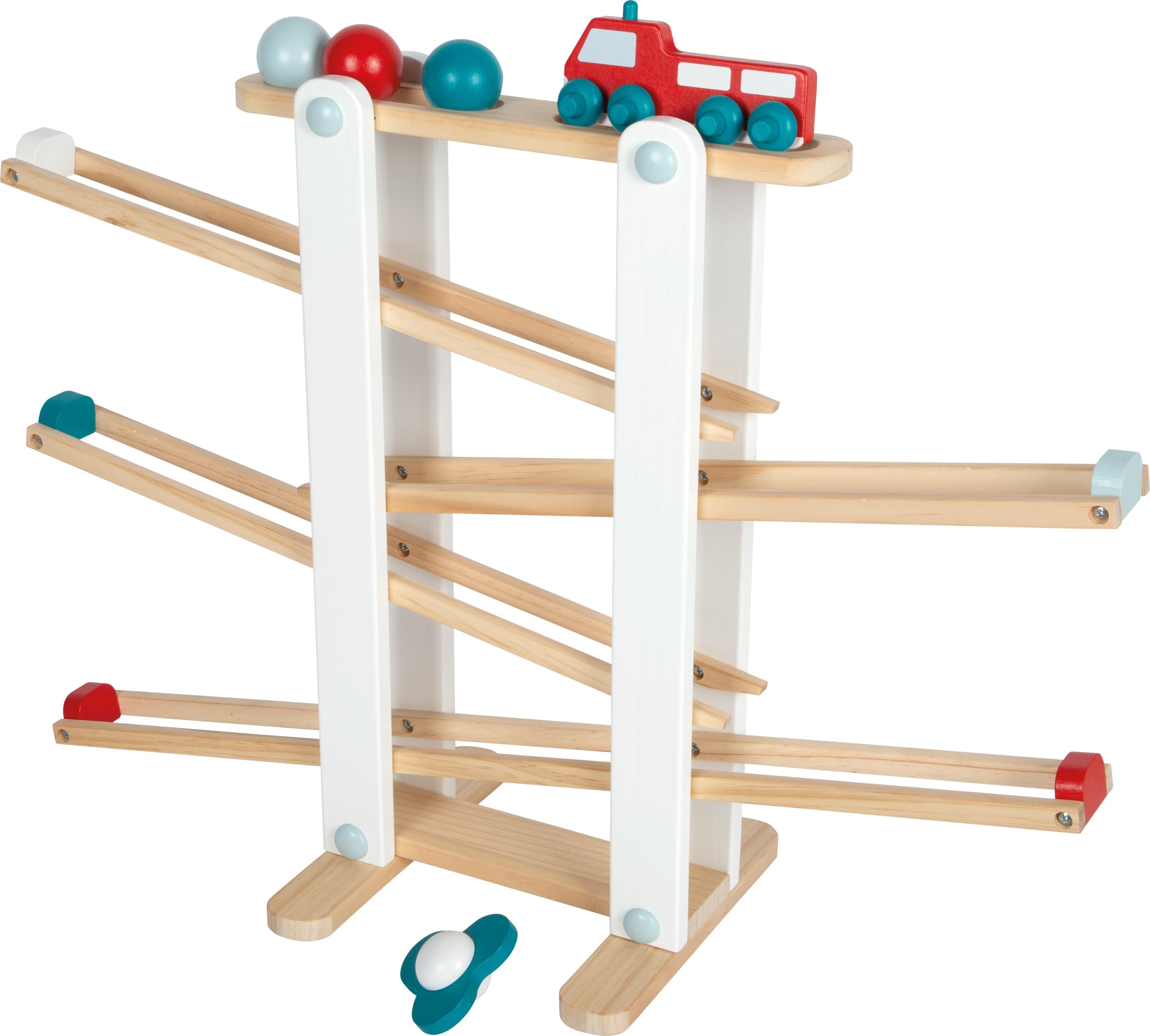 Small Foot Circuit de Billes en Bois, Jouet de motricité XL, pour Enfants à partir de 18 Mois, 12549