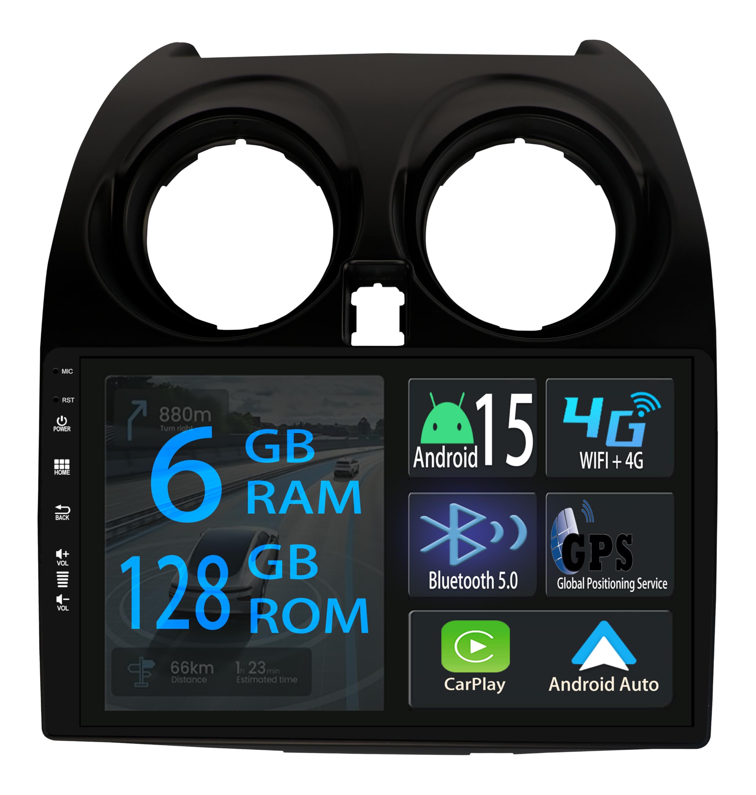 Radio Stéréo Android 15 pour Nissan Qashqai J10, solution GPS et Bluetooth fluide - 8