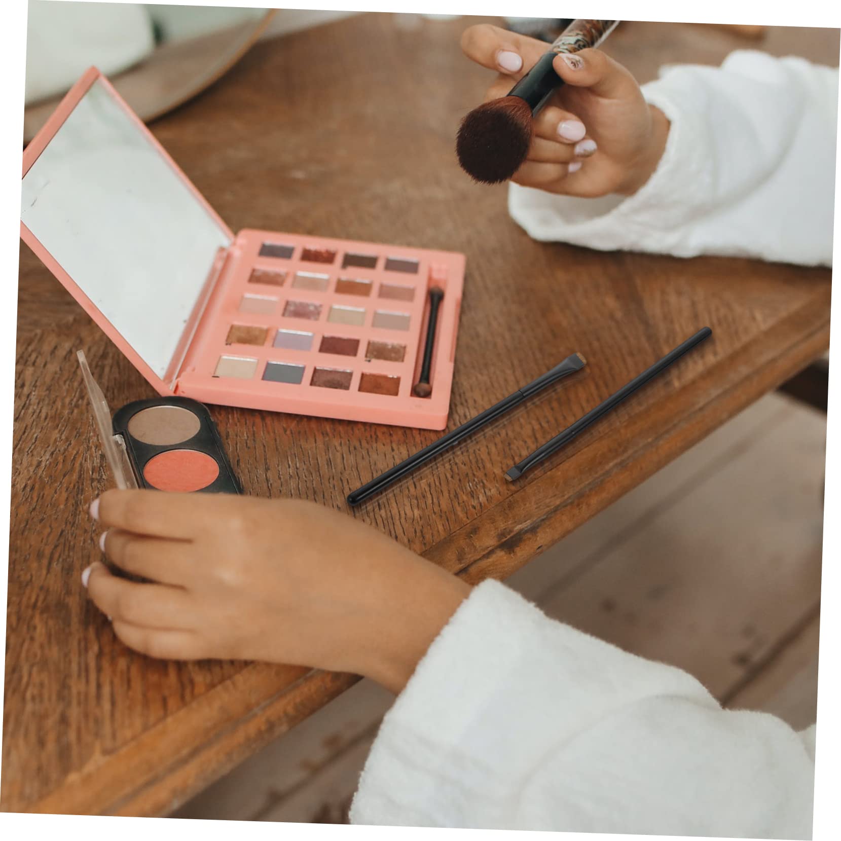 POPETPOP 15pezzi Pennelli Per Trucco Professionale Kit Di Spazzole Per Eyeliner Ombretto e Make up Per Occhi Setole Materiale Di Alta Qualità Per Applicazione Facile e Precisa
