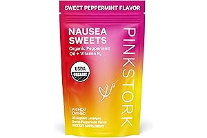 Pink Stork Organic Peppermint Sweets: First Trimester Pregnancy Morning Sickness Relief
