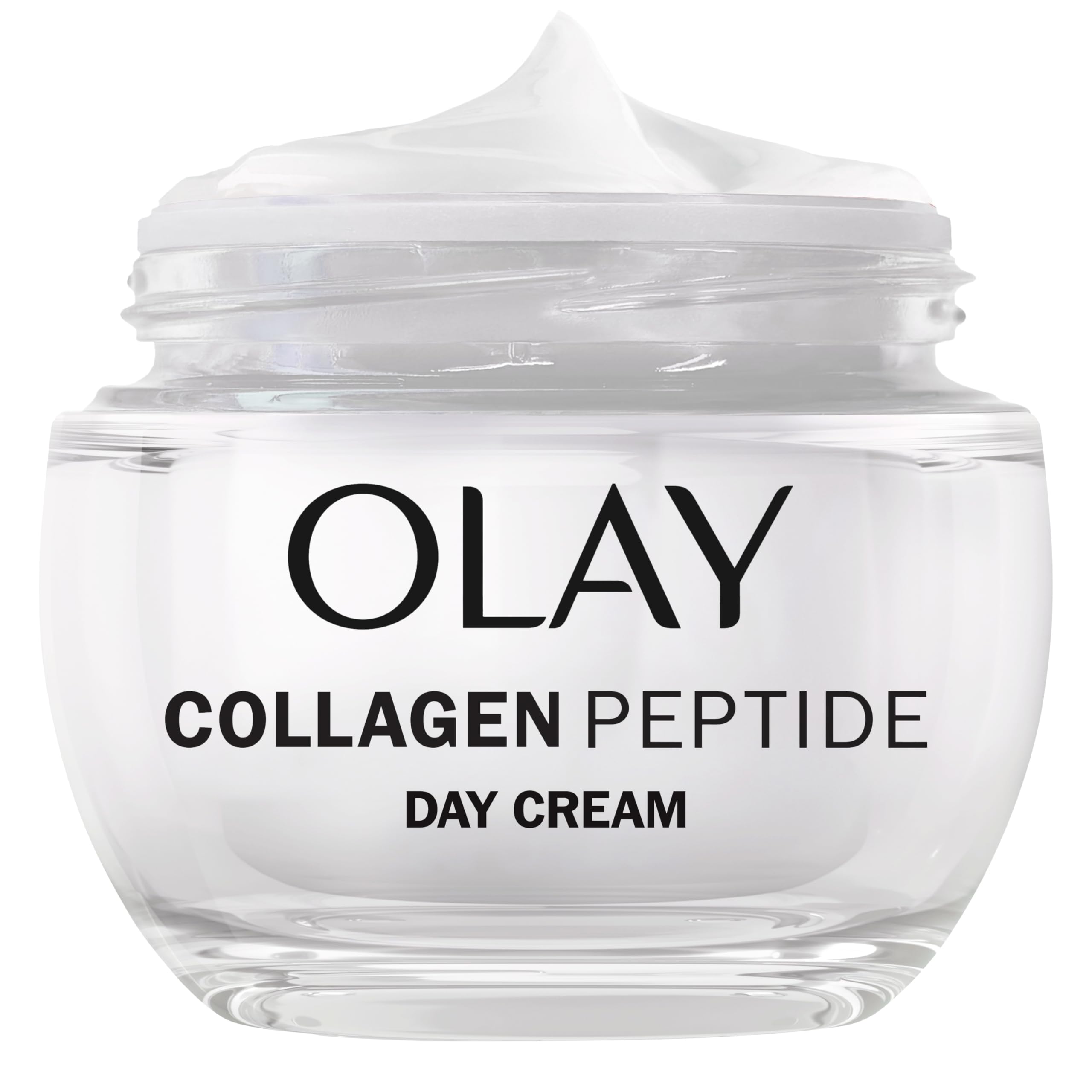 Collagen Peptide Face Moisturiser Day Cream, Skincare with Niacinamide 99% Purity and Antioxidant Vitamin E, Advanced Anti Ageing Skin Care: Strengthens, Restores, Hydrates, 50ml