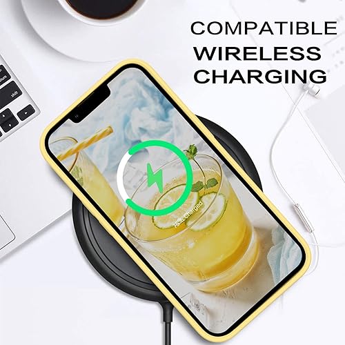 Miniatura 114 de BENTOBEN Compatible con iPhone 14, silicona líquida de gel de goma, forro de microfibra, parte trasera dura, a prueba de golpes, funda protectora